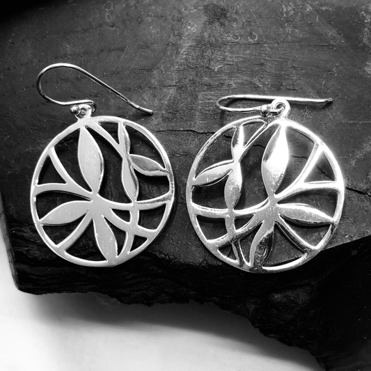 Sterling Silver Dragonfly Earring