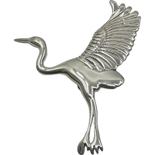 Sterling Silver Brooch Stork