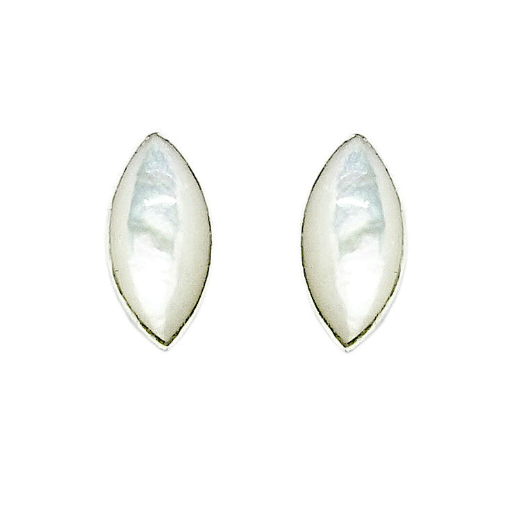 Mother of Pearl Sterling Silver Studs