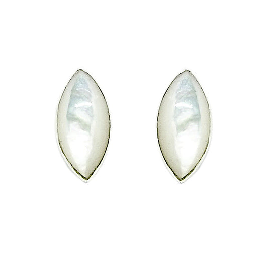 Mother of Pearl Sterling Silver Studs