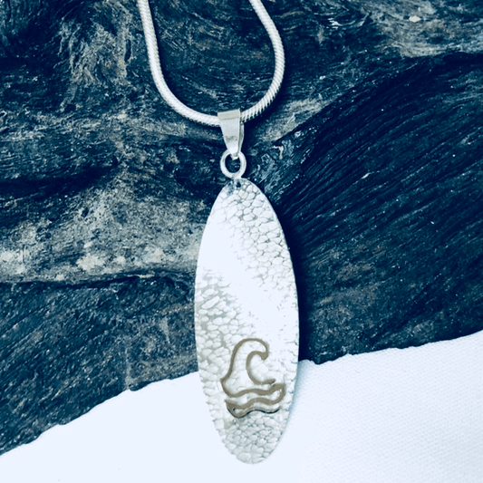 Atlantic Way Pendant and Chain in Sterling Silver