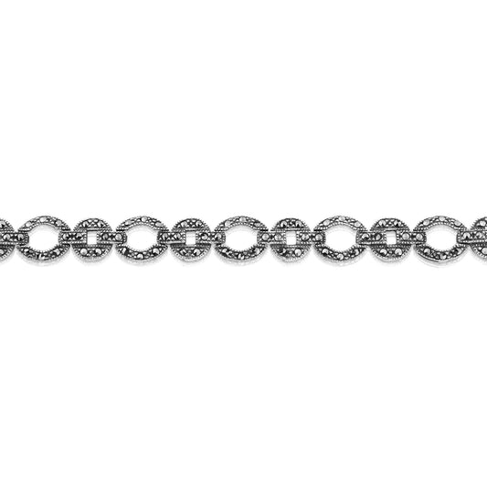Marcasite and Sterling Silver Bracelet