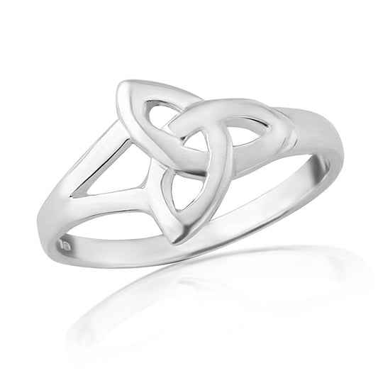 Celtic Trinity Knot Sterling Silver Ring
