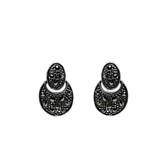 Marcasite Sterling Silver Little Drop Earrings