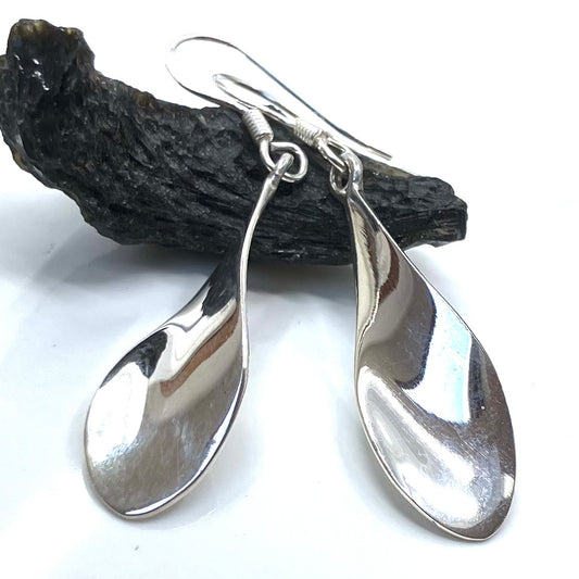 Sterling Silver Earrings Curl