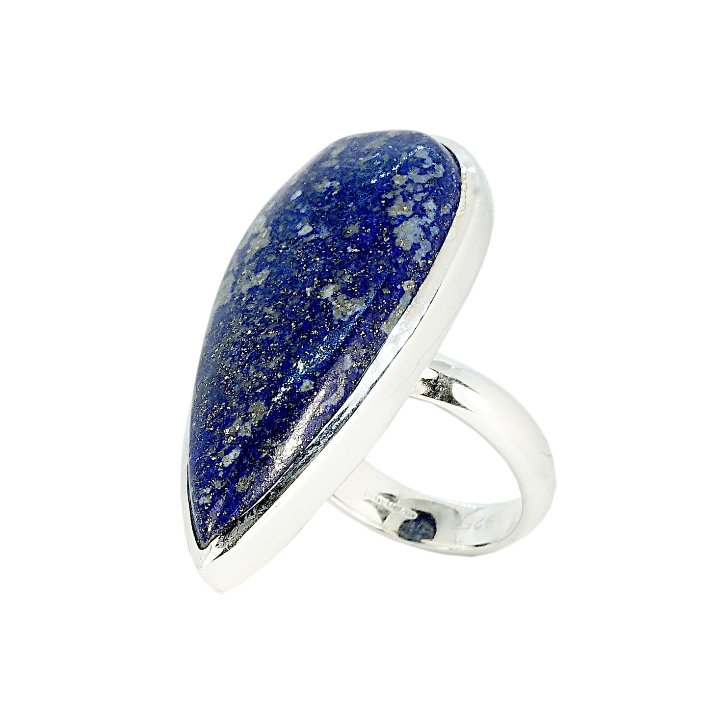 Sodalite Tear shaped Sterling Silver Ring